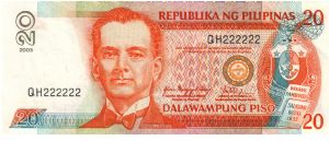 DATED SERIES 53w 2005 Arroyo-Tetangco QH??????-??1000000 QH222222 (Solid # 1st Prefix) Banknote