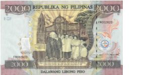 DATED SERIES 64 1998 (1898-1998 Kalayaan in BSP Folder) Estrada-Singson ??000001-??1000000 FR002820 Banknote