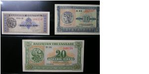 2/10/20 Drachmae Banknote