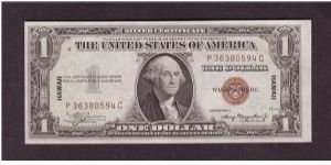 $1 WWII
hawaii

Silver Certificate

obv: George Washington, (Army General, President 1789-1797)

rev: Great Seal, Denomination, HAWAII Overprint Banknote