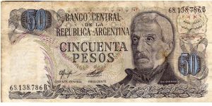 Denominacion: 50 Pesos Banknote