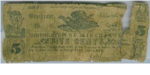 No clue what the real date is, it seems like I have a lot of old junk notes that only are missing paper were the date is, haha. Around the 1850's-60's. Banknote