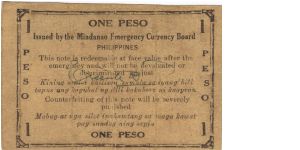 Banknote from Philippines