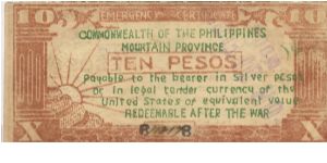 Banknote from Philippines