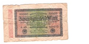 20,000
seriel #829335 Banknote
