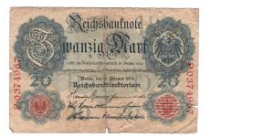 GERMANY
4 OF 8 DATED 1914
# P 0374967 Banknote