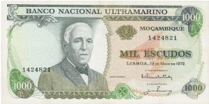 Gago Coutinho Banknote