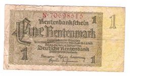 GERMANY
1 MARK
1937
N.70698515

7 OF 10 Banknote
