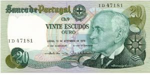 Almirante Gago Coutinho Banknote