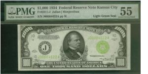 Always buying High Denomination Notes. Please offer!!

US$1000 dollars

1934 LGS KANSAS CITY 

S/N:J00004622A

Bid Via Email Banknote