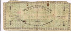 Banknote from Philippines