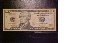2004-A FR 2039-E (?) Cabral-Snow Banknote