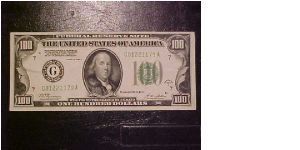 1928 A FR 2151-G Woods-Mellon Banknote
