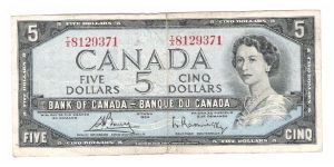 Canada $5.oo

Not a devils head variety Banknote