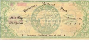 Banknote from Philippines