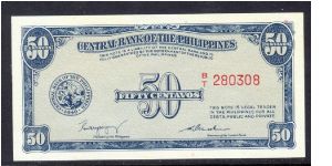 P-131a ND 50 centavos Banknote
