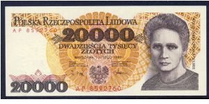 P-152a 20000 zlotych Banknote