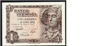 P-135 1 peseta Banknote
