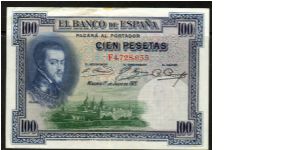 P-69c 100 pesetas Banknote