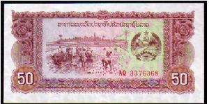 50 Kip 

Pk 29a Banknote