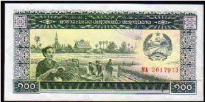 100 Kip

Pk 30a Banknote