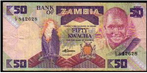 50 Kwacha
Pk 28a Banknote