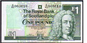 1 Pound __
Pk 351e Banknote