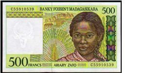 500 Francs

Pk 75 Banknote