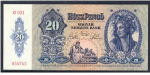 P-109 20 pengo Banknote