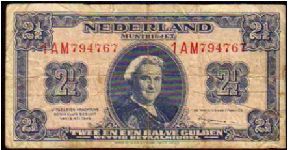 2,1/2 Gulden
Pk 71 Banknote