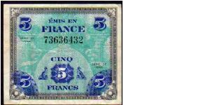 5 Francs
Pk 115b Banknote