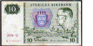 10 Kronor
Pk 52 Banknote