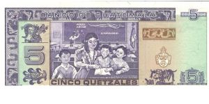 Banknote from Guatemala