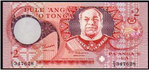 2 Pa'anga
Pk 32 Banknote