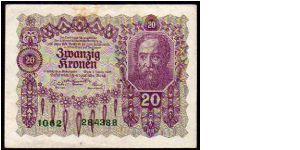 20 Kronen__
Pk 76 Banknote
