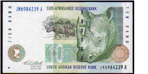 10 Rand
Pk 123 Banknote