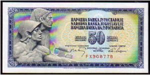 50 Dinara

Pk 83 Banknote