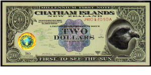 (Chatham Islands)

2 Dollars
Pk NL Banknote
