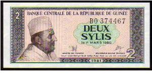 2 Sylis
Pk 21 Banknote