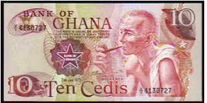 10 Cedis
Pk 16 Banknote