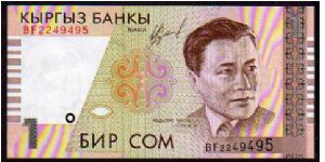 1 Som
Pk 15 Banknote