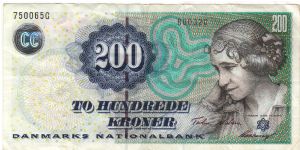 200 kroner Banknote