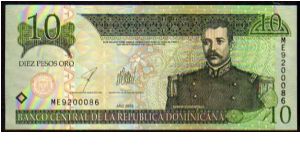 10 Pesos Oro
Pk 168 Banknote