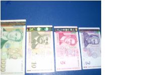 BANKNOTES : 1000 LEVA YEAR 1996, 10 LEVA YEAR 1999, 5 LEVA YEAR 1999 AND 2 LEVA YEAR 2005 FROM BULGARIA. Banknote