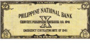 Banknote from Philippines