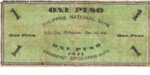 Banknote from Philippines