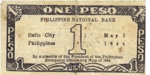 Banknote from Philippines