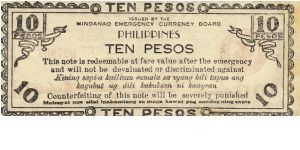 Banknote from Philippines