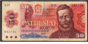 *CZECHOSLOVAKIA*
_________________

50 Korun
Pk 96a
----------------- Banknote