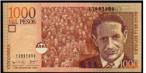 1000 Pesos__
pk# 450a__07.08.2001 Banknote